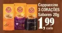 Supermercados Unidos Cappuccino 3 corações oferta