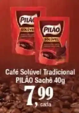 Supermercados Unidos Café Solúvel Tradicional Pilão oferta