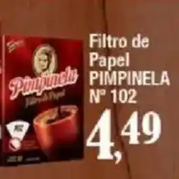 Supermercados Unidos Filtro de papel pimpinela N° 102 oferta