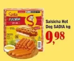 Supermercados Unidos Salsicha Hot Dog SADIA oferta