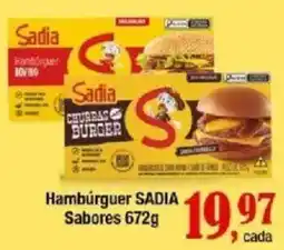 Supermercados Unidos Hambúrguer sadia sabores oferta