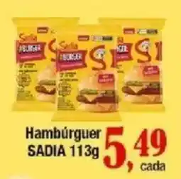 Supermercados Unidos Hambúrguer sadia oferta