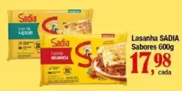Supermercados Unidos Lasanha sadia sabores oferta