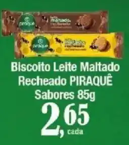 Supermercados Unidos Biscoito Leite Maltado Recheado Piraquê oferta