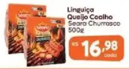 Supermercados Unidos Linguiça Queijo Coalho Seara Churrasco oferta