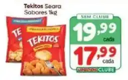 Supermercados Unidos Tekitos Seara Sabores 1kg oferta