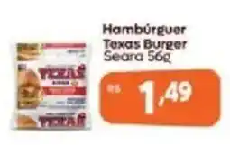 Supermercados Unidos Hambúrguer texas burger oferta