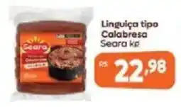 Supermercados Unidos Linguiça tipo Calabresa Seara kg oferta
