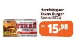 Supermercados Unidos Hambúrguer texas burger oferta