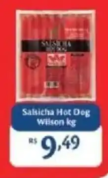 Supermercados Unidos Salsicha Hot Dog Wilson oferta