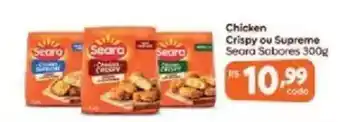 Supermercados Unidos Chicken crispy ou supreme seara sabores oferta