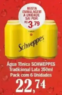 Supermercados Unidos Água Tônica Schweppes Tradicional oferta