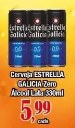 Supermercados Unidos Cerveja estrella galicia zero oferta