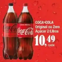 Supermercados Unidos Coca-Cola Original ou Zero Açúcar oferta