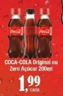 Supermercados Unidos Coca-Cola original ou zero açúcar oferta