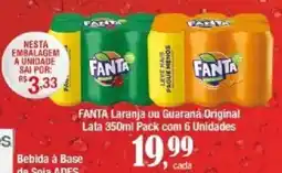 Supermercados Unidos Fanta laranja ou guaraná original oferta