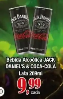 Supermercados Unidos Bebida Alcoólica JACK DANIEL'S & COCA-COLA oferta
