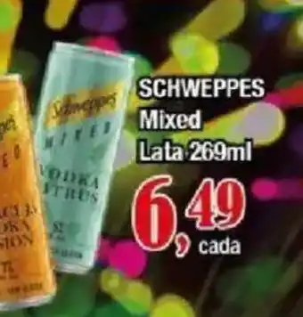 Supermercados Unidos schweppes mixed oferta