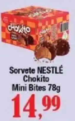 Supermercados Unidos Sorvete NESTLÉ Chokito Mini Bites oferta