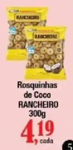 Supermercados Unidos Rosquinhas de Coco RANCHEIRO oferta