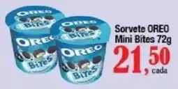 Supermercados Unidos Sorvete oreo mini bites oferta