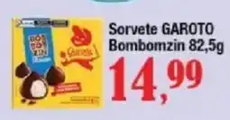 Supermercados Unidos Sorvete garoto bombomzin oferta