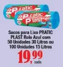 Supermercados Unidos Sacos para Lixo Pratic Plast oferta