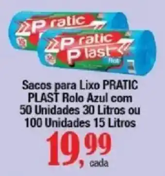Supermercados Unidos Sacos para Lixo Pratic Plast oferta