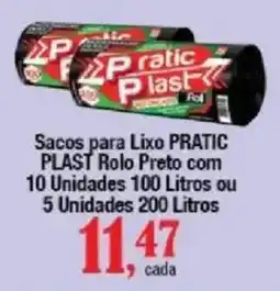Supermercados Unidos Sacos para Lixo PRATIC PLAST oferta