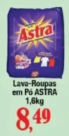 Supermercados Unidos Lava-Roupas em Pó ASTRA oferta
