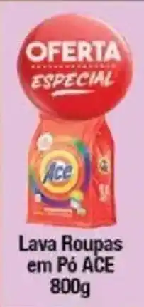 Supermercados Unidos Lava roupas em pó ace oferta