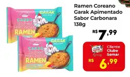 Semar Supermercado Ramen Coreano Garak Apimentado Sabor Carbonara oferta
