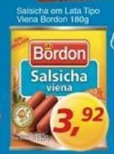 Supermercados Guanabara Salsicha em lata Tipo Viena Bordon 180g oferta