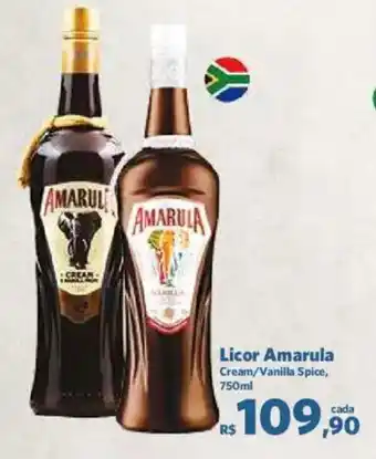 Licor amarula cream/vanilla spice