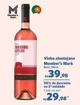 Sam's Club Vinho alentejano Member's Mark Rosé oferta