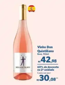 Sam's Club Vinho Don Quintiliano Rosé oferta