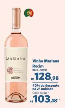 Sam's Club Vinho mariana rocim rosé oferta