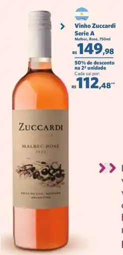 Sam's Club Vinho Zuccardi Serie A Malbec Rosé oferta