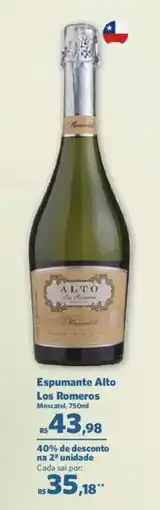 Sam's Club Espumante alto los romeros moscatel oferta