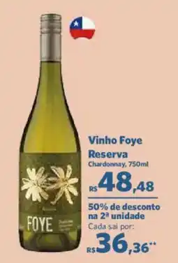 Sam's Club Vinho Foye Reserva Chardonnay oferta