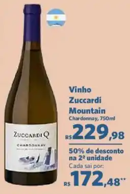 Sam's Club Vinho zuccardi mountain chardonnay oferta