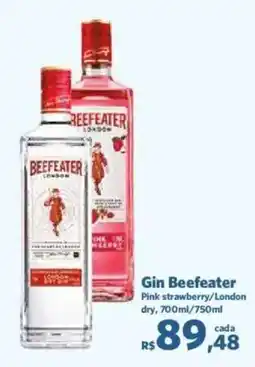 Sam's Club Gin Beefeater Pink strawberry/London dry oferta