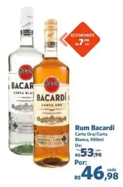 Sam's Club Rum Bacardi Carta Oro/Carta Blanca oferta
