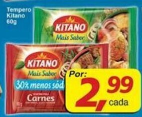 Supermercados Guanabara Tempero Kitano 60g oferta