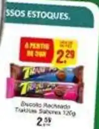 Negreiros Biscoito Recheado Traktas Sabores 120g oferta