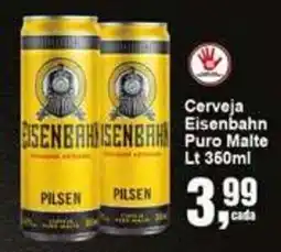 Negreiros Cerveja Eisenbahn Puro Malte oferta