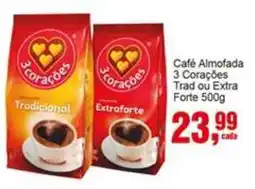 Negreiros Café Almofada 3 Corações oferta