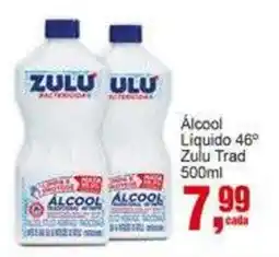 Negreiros Álcool líquido 46° zulu trad oferta