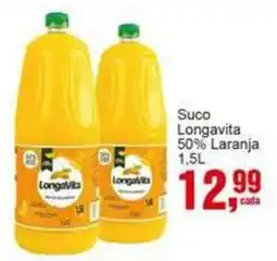 Negreiros Suco Longavita 50% Laranja oferta