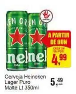 Negreiros Cerveja Heineken Lager Puro Malte oferta